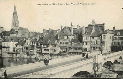 Argenton, rive droite, Pont vieux et vieilles galeries