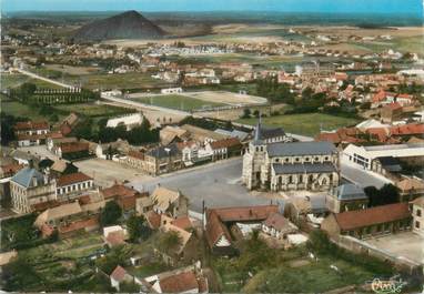 / CPSM  FRANCE 62 " Auchel, vue générale aérienne"