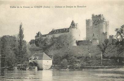 CPA FRANCE 36 "Ciron, chateau de Romefort"