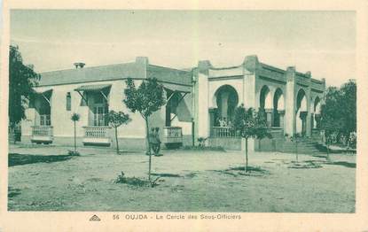 CPA MAROC   "Oujda, le cercle des sous officiers"