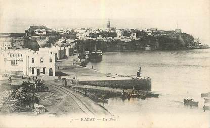 CPA MAROC   "Rabat, le port"