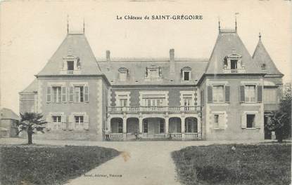 / CPA  FRANCE 35 "Le Château de Saint Grégoire"