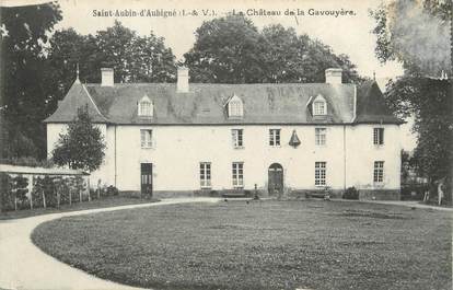 / CPA  FRANCE 35 "Saint Aubin d'Aubigné, le château de la Gouvouyère"