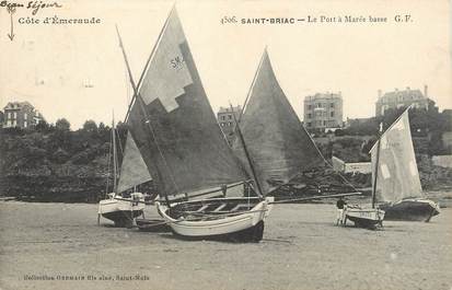 / CPA  FRANCE 35 "Saint Briac, le port à marée basse"