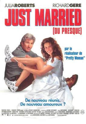  CPSM CINEMA / AFFICHE  FILM " Just married"