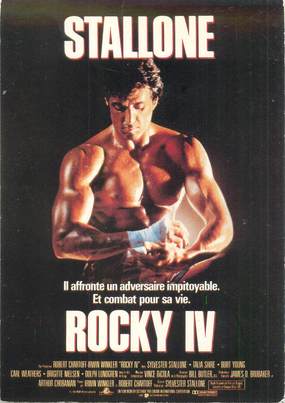  CPSM CINEMA / AFFICHE  FILM " Rocky IV"