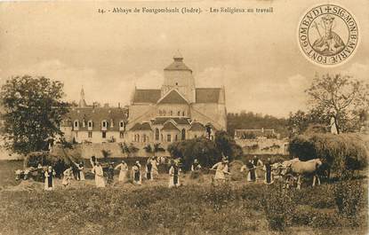 Abbaye de Fontgombault, les religieux au travail