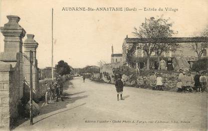 CPA FRANCE 30  "Aubarne Sainte Anastasie"