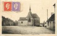 35 Ille Et Vilaine / CPA FRANCE 35 "Orgères, l'église et la place"