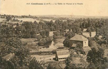 / CPA FRANCE 35 "Comblessac, la vallée de Marsac et le Moulin"