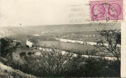 / CPSM FRANCE 95 "La Roche Guyon, panorama de la vallée de la Seine"