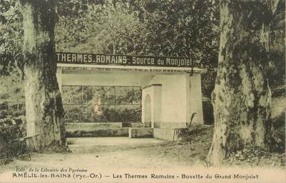 / CPA FRANCE 61 "Amélie Les Bains, les Thermes Romains, buvette du Grand Monjolet"