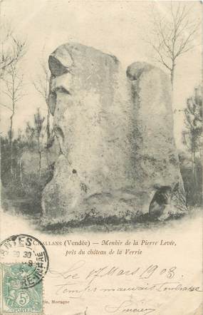 / CPA FRANCE 85 "Challans, menhir de la pierre Levée"