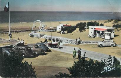 / CPSM FRANCE 50 "Barneville sur Mer, entrée de la plage, La Rampe"