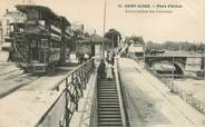 92 Haut De Seine CPA FRANCE 92 "Saint Cloud, Place d'Armes, embarcadère des Tramways"