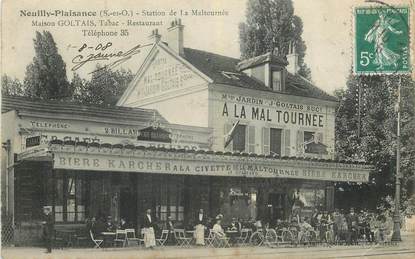 CPA FRANCE 93 "Neuilly Plaisance, Maison GOLTAIS Restaurant A la mal tournée"