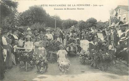 CPA FRANCE 94 "Bry sur Marne, Fête printanière de la pépinière, 1912, concours de brouettes fleuries"