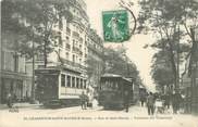 94 Val De Marne CPA FRANCE 94 "Charenton Saint Maurice, rue de Saint Mandé, terminus des tramways"