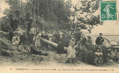 CPA FRANCE 94 "Charenton,  Cyclone du 16 juin 1908"