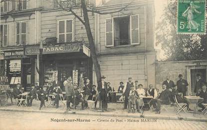 CPA FRANCE 94 "Nogent sur Marne, Civette du Parc, Maison MARLIN" / TABAC CAFÉ 