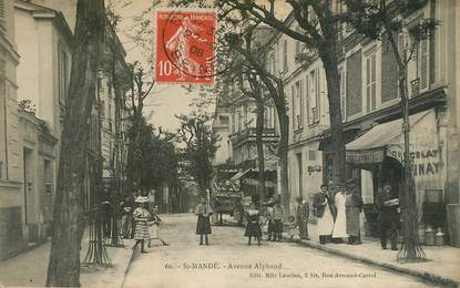 CPA FRANCE 94 "Saint Mandé, avenue Alphand"