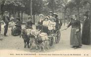 94 Val De Marne CPA FRANCE 94 "Bois de Vincennes, voitures aux chèvres du lac de Saint Mandé"