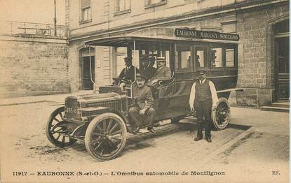 CPA FRANCE 95 "Eaubonne, l'Omnibus automobile de Montlignon"