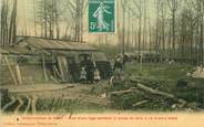 95 Val D'oise CPA FRANCE 95 "Villiers Adam, vue d'une loge pendant la coupe du bois à la Croix l'Abbé"