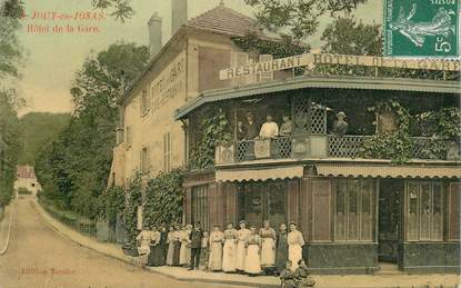 CPA FRANCE 78 "Jouy en Josas, Hotel de la Gare"