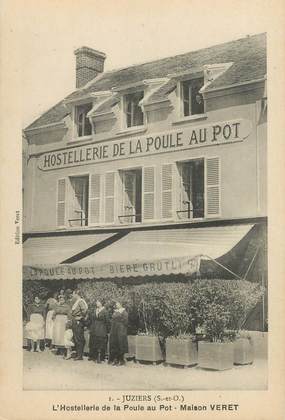 CPA FRANCE 78 "Juziers, Hostellerie de la Poule au Pot, Maison VERET"