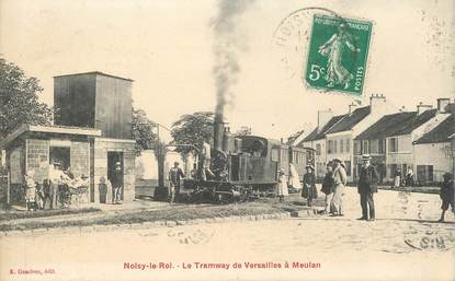 CPA FRANCE 78 "Noisy le Roi, le tramway de Versailles à Meulan" / TRAIN