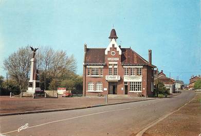 / CPSM FRANCE 62 "Cuinchy, mairie, PTT, Monument aux morts"