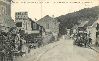 CPA FRANCE 78 "Saint Rémy les Chevreuse, le tournant de la route de Chevreuse"