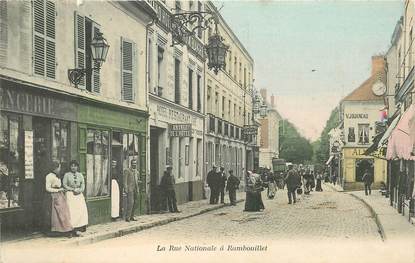 CPA FRANCE 78 "Rambouillet, la rue Nationale"