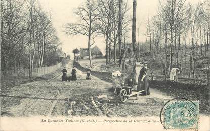 CPA FRANCE 78 "La Queue les Yvelines, perspective de la Grande vallée"