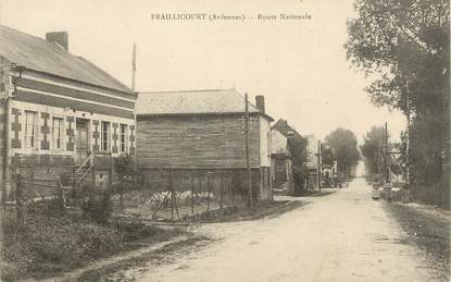 / CPA FRANCE 08 "Fraillicourt, route Nationale"