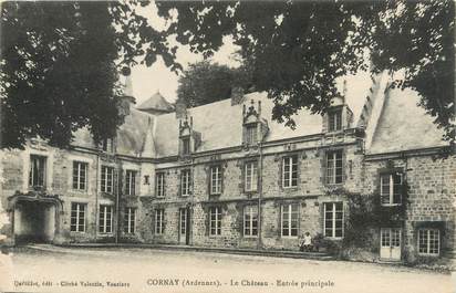 / CPA FRANCE 08 "Cornay, le château, entrée principale"