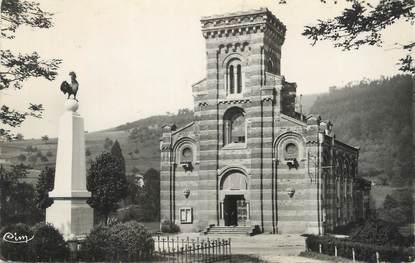 / CPSM FRANCE 43 "Pont Salomon, église et monument aux morts"