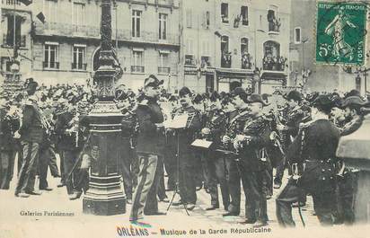 / CPA FRANCE 45 "Orléans, musique de la garde Républicaine"