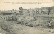 56 Morbihan / CPA FRANCE 56 "Camp de Coëtquidan, prisonniers allemands dans les carrières de pierre"