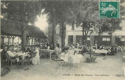 CPA "Avon, Hôtel des Chasses, vue intérieure"