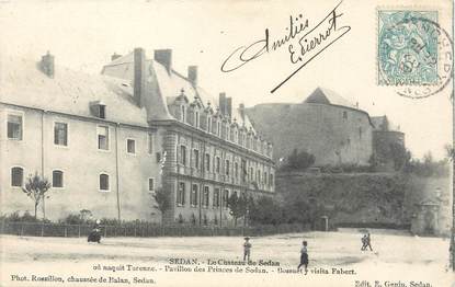 / CPA FRANCE 08 "Sedan, le château de Sedan"