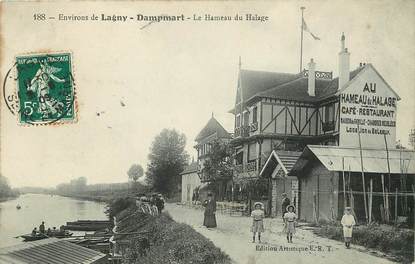 CPA "Dampmart, le Hameau du Halage, environs de Lagny" / CAFÉ RESTAURANT LOCATION DE BATEAUX 