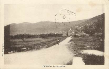 / CPA FRANCE 13 " Cuges,  vue générale"