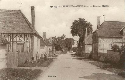 / CPA FRANCE 10 "Saint Benoit sur Seine, route de Mergey"