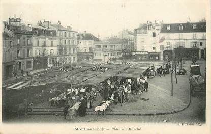 / CPA FRANCE 95 "Montmorency, place du marché"