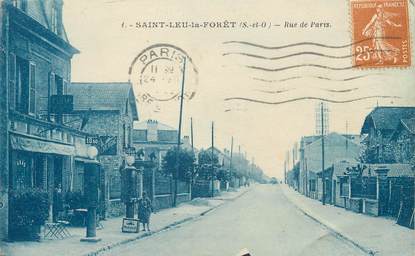 / CPA FRANCE 95 "Saint Leu la Forêt, rue de Paris"