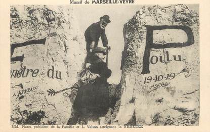 / CPA FRANCE 13 "Pointe Piazza, massif de Marseille Veyre "