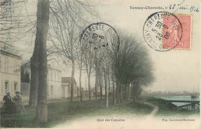 / CPA FRANCE 17 "Tonnay Charente, quai des Capucins"