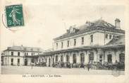 17 Charente Maritime / CPA FRANCE 17 "Saintes, la gare"